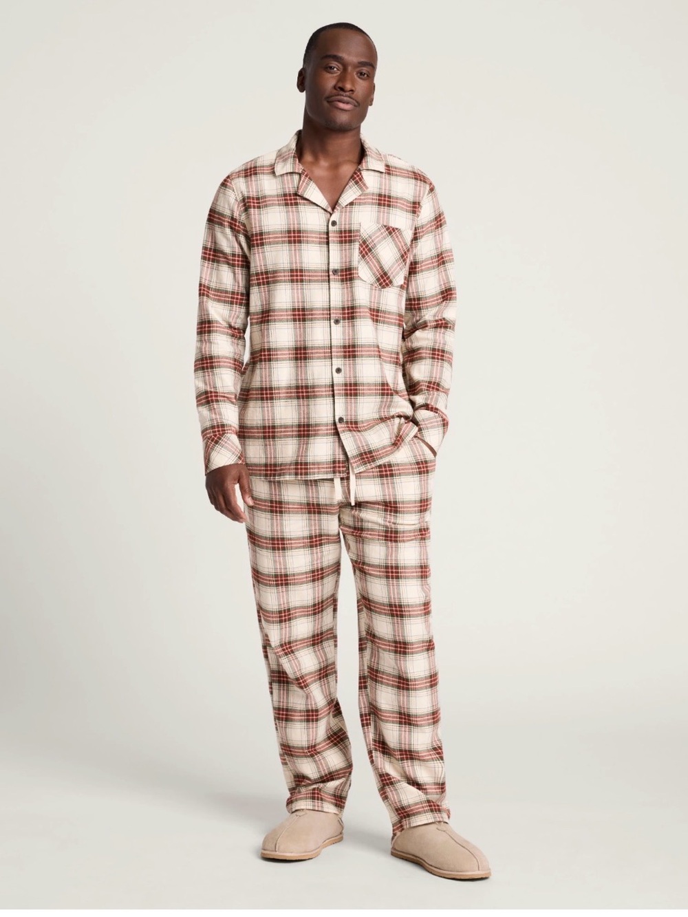 Pendleton Red and Black Plaid Flannel Set